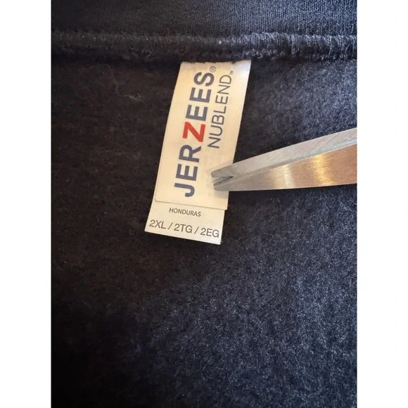 UH-1 Huey Helicopter Vietnam Size 2XL  Men's Black 1/4 Zip Jacket Cotton Blend - Picture 6 of 10